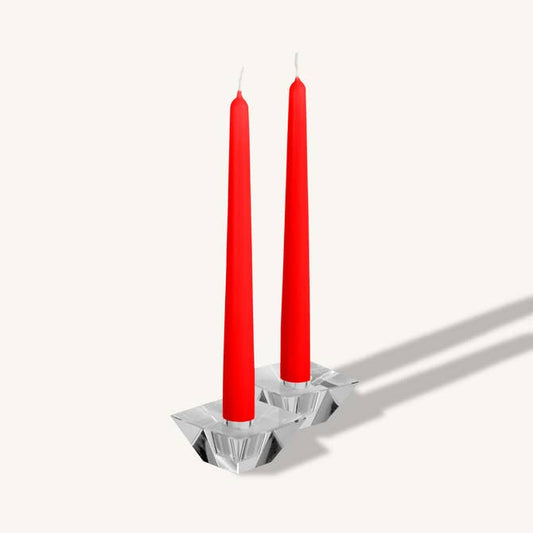Red Taper Candles - 12 Inch - 4 Pack