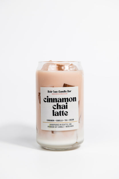 Iced Cinnamon Chai Latte Coffee Candle