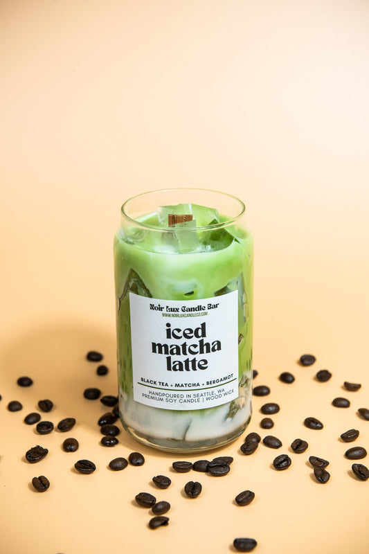 Iced Matcha Latte Coffee Candle