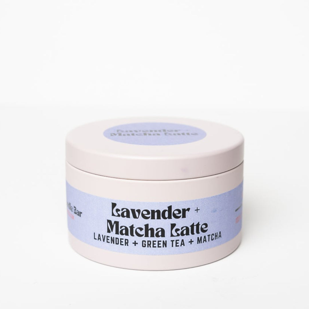 Iced Lavender Matcha Latte Coffee Candle