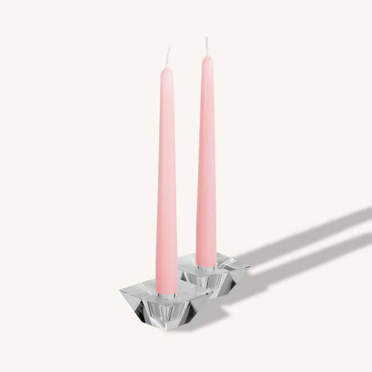 Light Pink Taper Candles - 10 Inch - 4 Pack