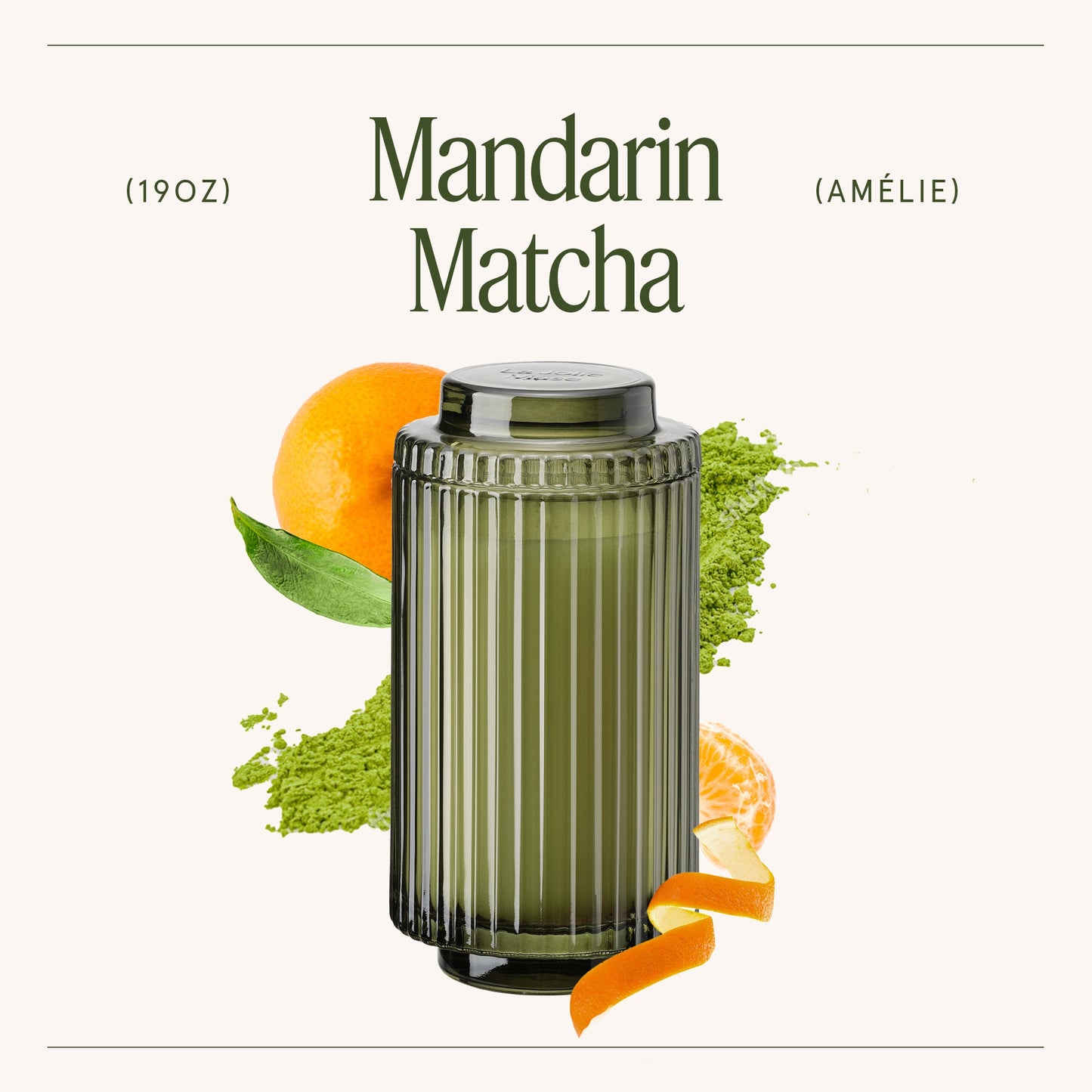 Amélie –  Mandarin Matcha Candle