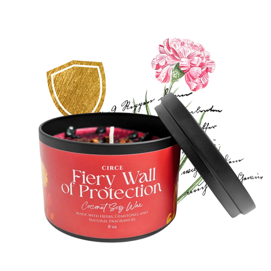 Fiery Protection Candle — 8‑oz Wall of Protection Ritual