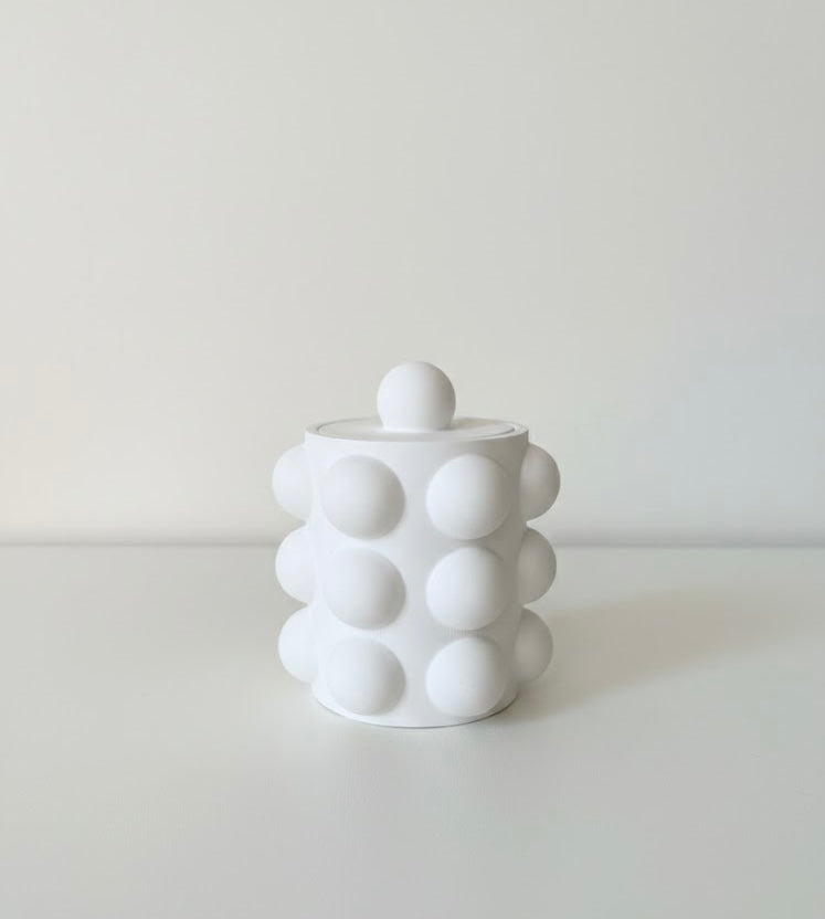Sculpted Dot Candle