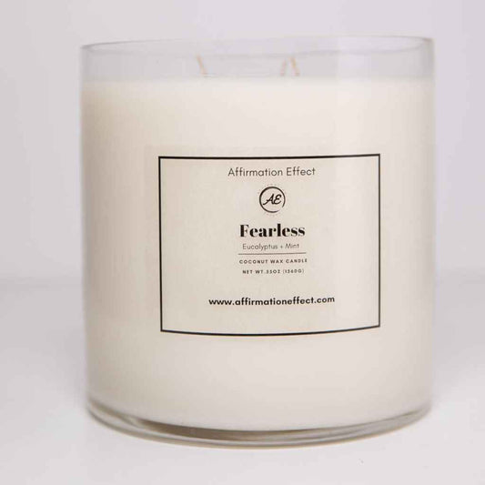 Eucalyptus Mint "Fearless" Affirmation Candle - 60 oz