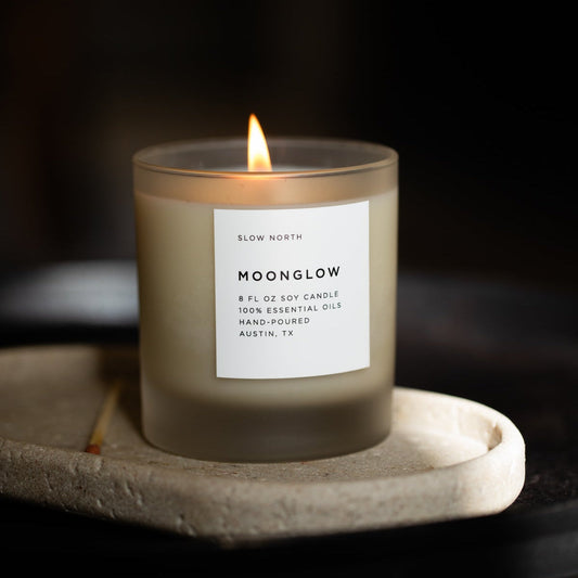 Moonglow - Signature Candle (Patchouli + Cinnamon + Black Pepper)