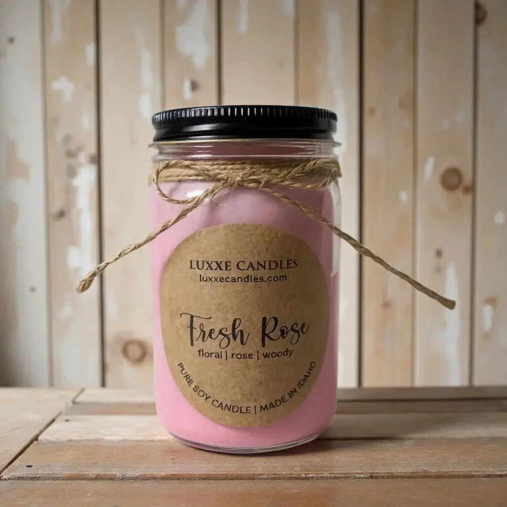 Fresh Rose Candle | Organic Soy Candle