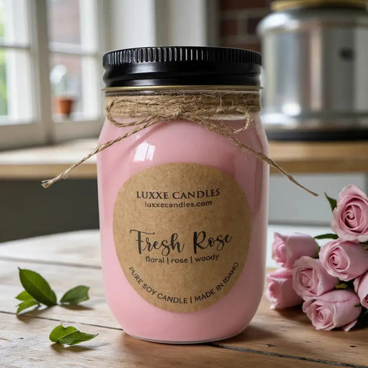 Fresh Rose Candle | Organic Soy Candle